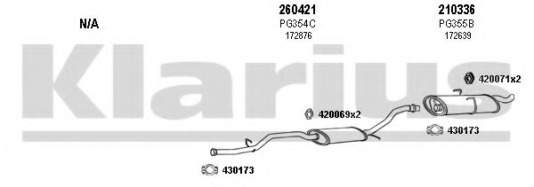 KLARIUS 630235E Exhaust System
